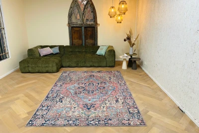 Vintage look vloerkleed in diverse maten nr 0141