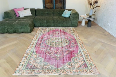 Vintage vloerkleed 11919 262cm x 167cm 