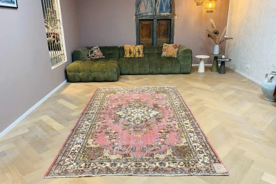 Vintage vloerkleed 12403 277cm x 174cm 